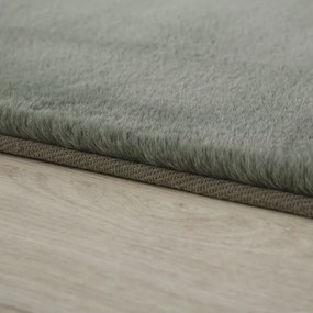 Zöld mosható kerek szőnyeg ø 120 cm Pouffy – Ayyildiz Carpets