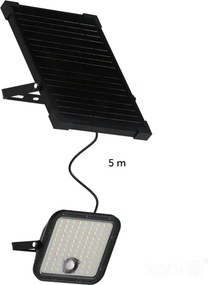 LED kültéri napelemes reflektor szenzorral LED/30W/6,4V IP65 3000/4000K