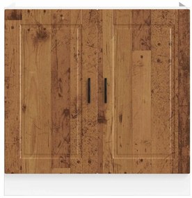 vidaXL mosdóaljzatos szekrény Porto&quot; Régi fa 80x46x81,5 cm Gépelt fa&quot;