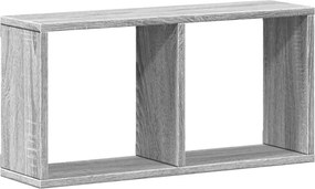vidaXL szürke sonoma színű szerelt fa faliszekrény 60 x 16 x 30 cm