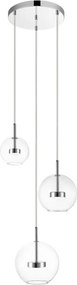 Zuma Line ENCELADUS P0428-03L-F4AC Plafonlámpa 3x5W/LED 3000K 1500lm IP20