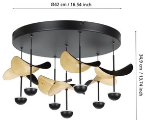 Eglo 390411 - LED Dimmelhető mennyezeti lámpa DRACERA 7xLED/2,3W/230V 3000K