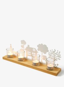 40 Db Gyertyatartó 4 Db Üveg Tartállyal