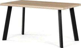 Jídelní stůl 140x80cm, mdf, divoký dub, HT-F4514 OAK