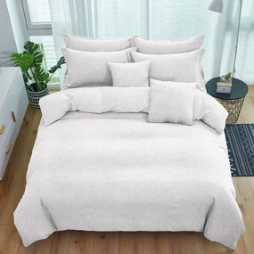 MOLLIA - krepp lapok WHITE 140x200 cm 3 Szett Csomag Ágynemű mérete: 140x200 cm, A csomag tartalma: 3 Készletcsomagolás