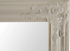 Tükör, krém színű fa keret, MALKIA tip 12