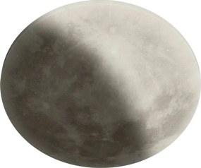 Világosszürke LED gyerek mennyezeti lámpa akrilüveg búrával ø 40 cm Lunar – Trio