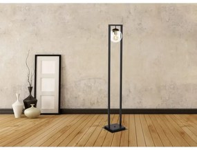 Klausen 107003 - Állólámpa REY 1xE27/7W/230V fekete