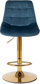 Kék Bársony Bárszék ARCOS