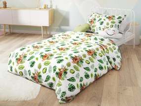 LAJHÁR fehér pamut ágyneműhuzat