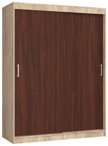 Ruhásszekrény Cosimo  (szonoma tölgy + wenge). Akció -14%. 1069439