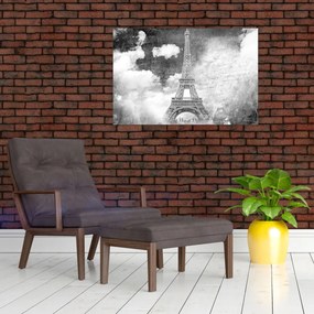 Kép - Vintage képeslap a városról N⁰3 (90x60 cm)
