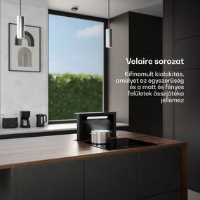 Klarstein Velaire Downdraft-System, Elegáns, minimalista, erőteljes, A++ energiaosztály, 853 m³/h, 60 cm
