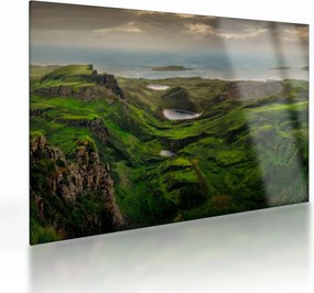 Üveg kép - Quiraing, Skócia (70x50 cm)