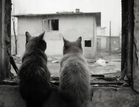 Poszter 65x50cm Gondolatok az elhagyatott küszöbről