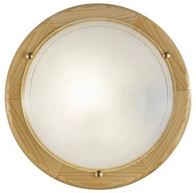 Eglo 3894 - UFO mennyezeti lámpatest 2xE27/60W/230V, átm. 38 cm, fenyő