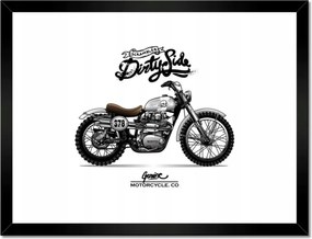 Poszterek keretben 40x30 Motorkerékpár Antik Vintage
