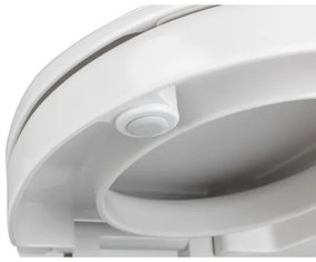 WENKO 21905100-SECURA WC-ülőke 37x44 cm fehér/szürke
