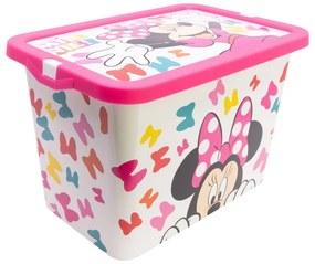 Disney Minnie Edgy Bows műanyag tároló doboz 7 L