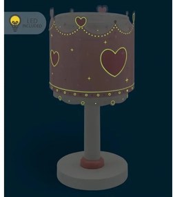 Dalber 61101N - LED gyereklámpa LITTLE QUEEN 1xG4/4W/230V rózsaszín