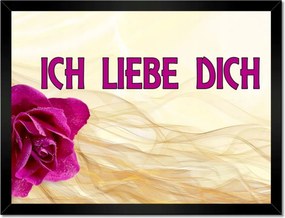 Poszterek keretben 40x30 Nőnap Ajándék Love