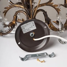 ONLI - Fali lámpa TERESA 5xE14/6W/230V bronz