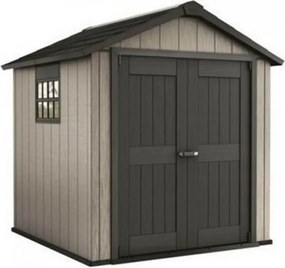 Oakland kerti szerszámos ház, barnás szürke-grafit színben