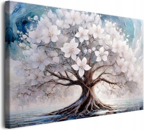 Absztrakt vászonkép a nappaliba Varázslatos mesefa 80x120