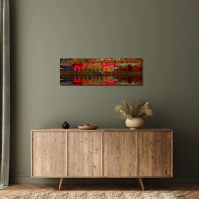 Kép - A nyári úszások helyszíne (órával) (90x30 cm)