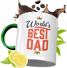 Zöld Bögre Apukának Születésnapi Ajándék fényképes nyomtatással