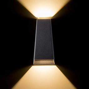 RENDL PIA fali lámpa antracitszürke 230V LED 2x3W IP54 3000K