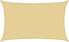 vidaXL homokszínű 100% poliészter oxford szövet napvitorla 8x5 m