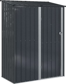 vidaXL Kertiszerszámos házak Antracit 153,5 x 86 x 200 cm Fém