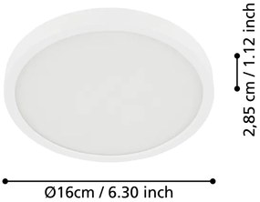 Eglo 900638 - LED fürdőszobai mennyezeti lámpa FUEVA LED/11W/230V IP44 fehér