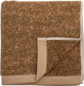 Bloomingville Kahla Fürdőszobai törölköző 100x50 cm Barna