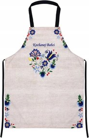 Népi Konyhai Kötény Nagyinak Kasub Minták