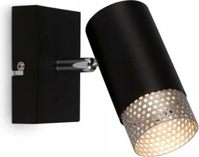 Briloner fali lámpa Spot 14,5 cm, 1x GU10, fekete, forgatható