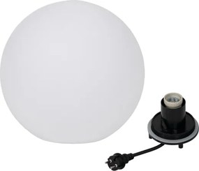 Kanlux 45932 - STONO kültéri lámpa 1xE27/20W/230V, átm. 40 cm, IP65, fehér