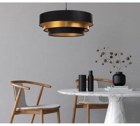 TRINITI lógcsillár 1xE27/60W/230V fekete/arany