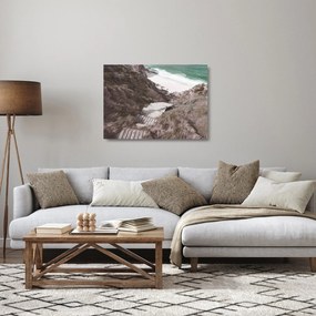 Üveg kép - Utazás a Smaragd-tengerhez (70x50 cm)