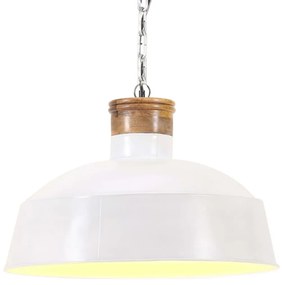 fehér ipari függőlámpa 58 cm E27