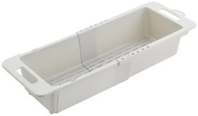 Szürke állítható műanyag teleszkópos csepegtető mosogatóba 52x18 cm – Metaltex