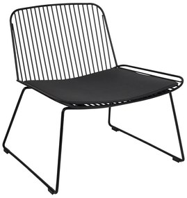 Fekete fém szék SNORUM Beliani
