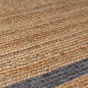 Szürke-natúr színű kézi szövésű juta szőnyeg 120x170 cm Grace Grey – Flair Rugs