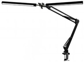 Platinet Flexy asztali lĂĄmpa 20 W, 2 kar + klip, fekete