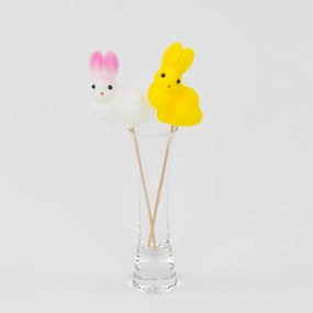 6x Húsvéti nyuszi figura csúcs dekoráció szent nyuszi 21cm