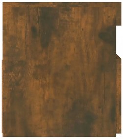 füstös tölgy színű TV-szekrény LED-ekkel 90 x 35 x 40 cm
