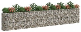 horganyzott vas gabion magaságyás 540x50x100 cm