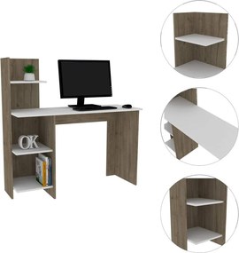 Polcos íróasztal 120x52x87,5cm fehér FUR1231-1