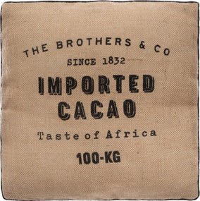 Juta Ülőpárna padlóra 40x40 Retro